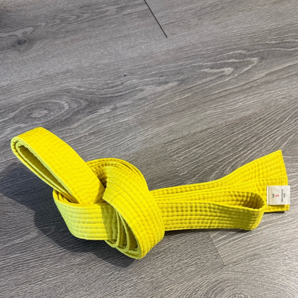 Yellow Martial Arts Belt